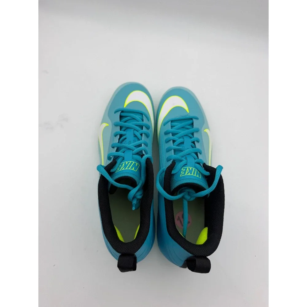 Nike Huarache 9 Varsity Lacrosse Cleats Baltic Blue Volt CZ6558-400 Mens 12